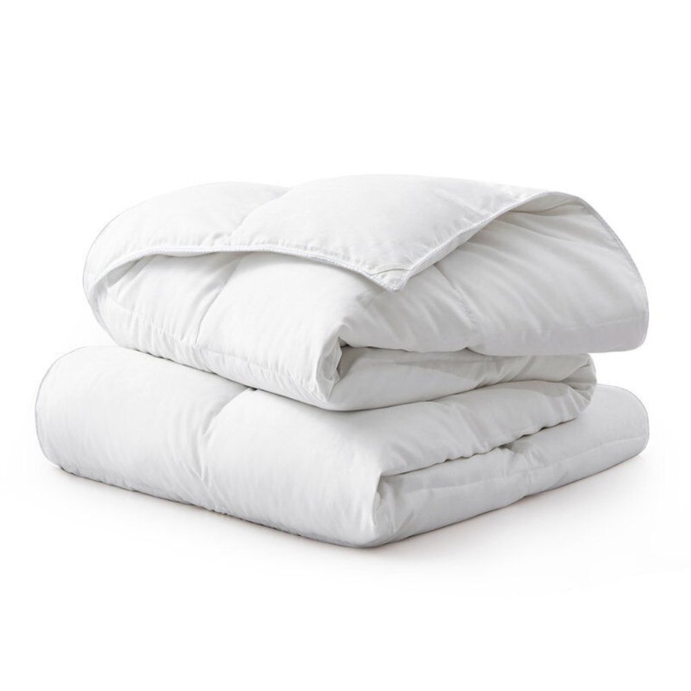 White Goose Down Comforter Duvet Blanket TWIN White by Downlite